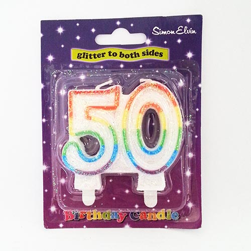 (image for) SEL B/DAY CANDLE \'50\' - STD