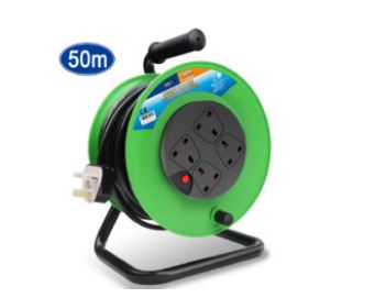 (image for) E/STAR EXTEN SOCKET REEL 4 WAY - 50M