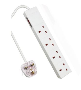 (image for) E/STAR 4WAY EXTEN LEAD+SWITCH - 1M