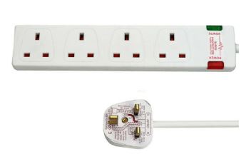 (image for) E/STAR 4WAY EXTEN LEAD SURGE - 1M