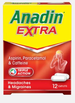 (image for) ANADIN EXTRA CAPLETS - 12S