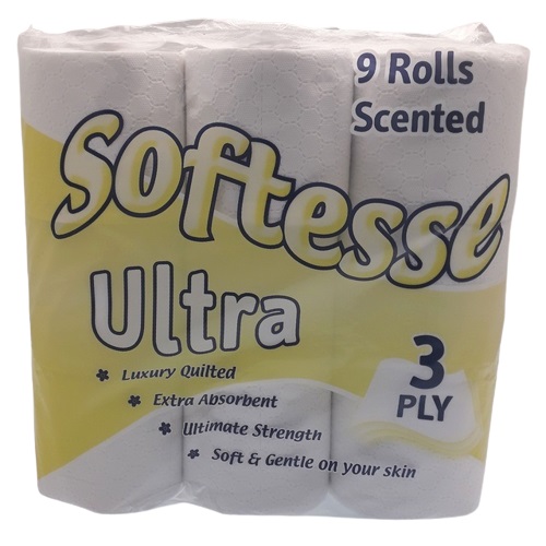 (image for) SOFTE T/ROLL ULTRA LEMON 3PLY - 9S