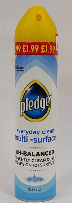 (image for) PLEDGE MULTI SURFACE CLASSIC CLEANER PM1.99 - 250ML
