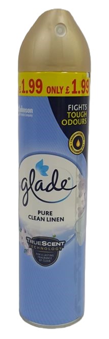 (image for) GLADE AERO CLEAN LINEN PM1.99 - 300ML 