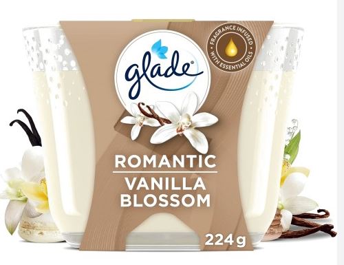 (image for) GLADE CANDLES SHEER VANILLA - 120G