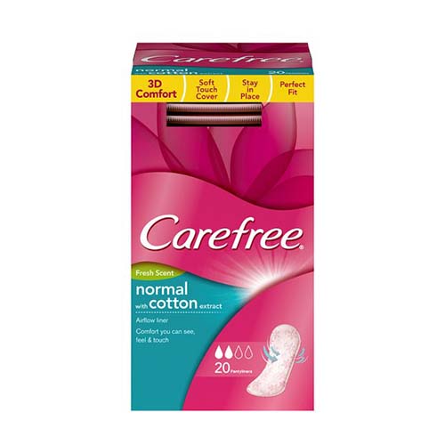 (image for) CAREFREE NORMAL COTTON FRESH - 20S