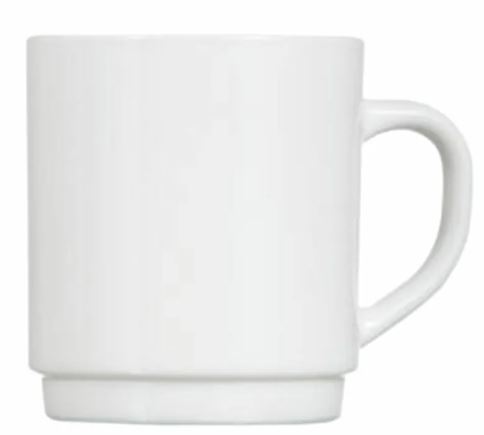 (image for) LUMINARC STACKING WHITE MUG - 29CL