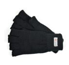 (image for) RJM MENS GLOVES FINGERLESS BLK - STD