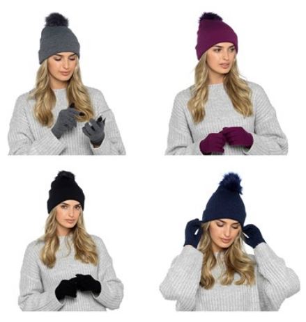 (image for) RJM LADIES HAT&GLOVE TOUCH ASS - ONESIZ