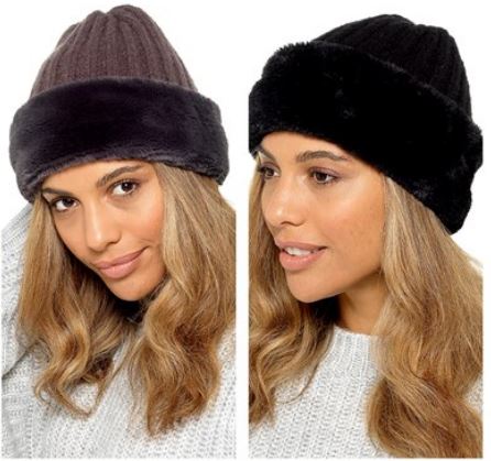 (image for) RJM LADIES HAT FUR TRIM ASST - STD