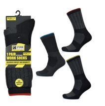 (image for) RJM MENS SOCKS WORK 1PK - 7-11