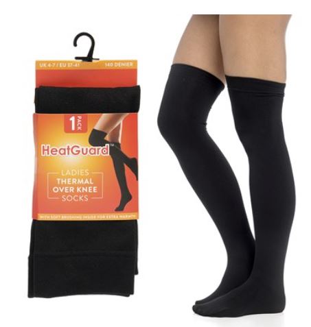 (image for) RJM LADIES THERMAL KNEE O/SOCK - 4-7