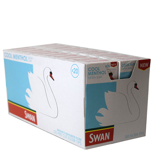 (image for) SWAN FILTER TIPS COOL MENTHOL - E/SLIM