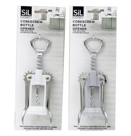 (image for) SIL CORKSCREW BOTTLE OPENER - 17X6CM