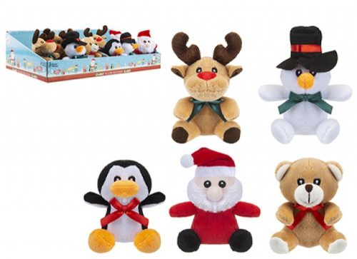 (image for) XMAS PLUSH BUDDIES ASST - 4\"