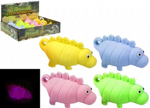 (image for) PMS PUFER DINOSAUR LIGHTUP AST - 11CM