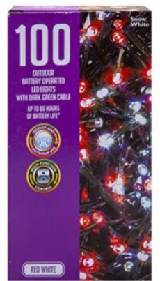 (image for) XMAS LED LIGHT OUTDOORB/OP C/R - 100S