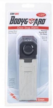 (image for) PMS DOOR STOP ALARM BLACK/SILV - 1S