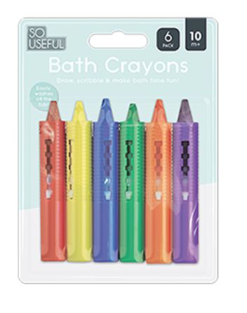 (image for) GEM BATH CRAYONS 6S - STD