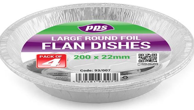 (image for) PPS FOIL TRAY ROUND 4S