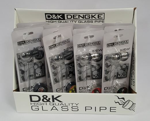 (image for) SMOKE PIPE GLASS+SCREEN+GRINDE - STD
