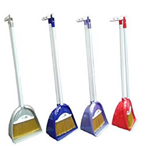 (image for) MYDEN L/HANDLE DUSTPAN & BRUSH - LONG