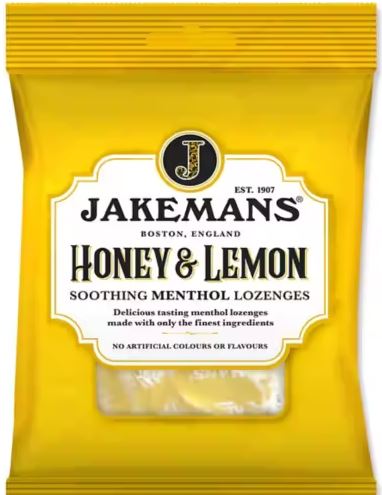 (image for) JAKEMANS MENTHOL BAG HONEY&LEM - 73G