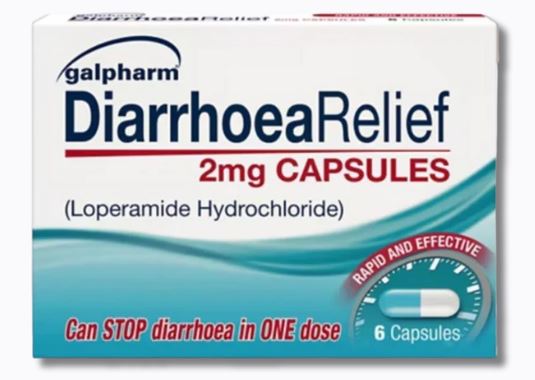 (image for) GALPHARM DIARRHOEA RELIEF CAPS - 2MG