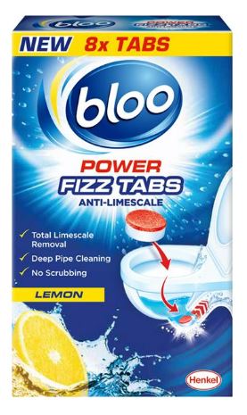 (image for) BLOO POWER FIZZ TABS LEMON - 25GX8