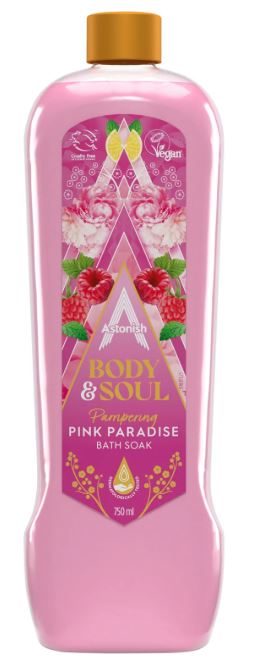 (image for) ASTONISH B/SOAK PINK PARADISE - 750ML 