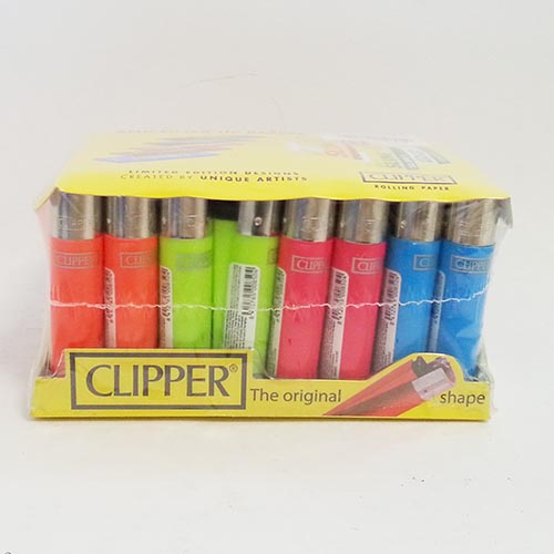 (image for) CLIPPER LIGHTER FLUO BRANDED - STD