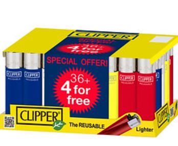 (image for) CLIPPER LIGHTER SOLID 36+4 - STD