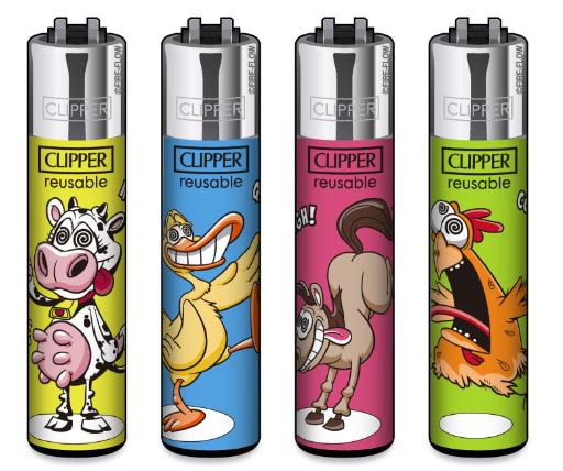 (image for) CLIPPER LIGHTER CRAZY FARM - STD