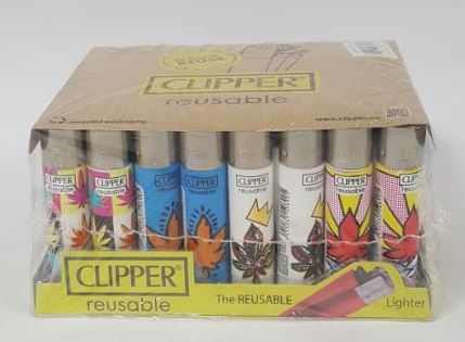 (image for) CLIPPER LIGHTER POP ART WEED - STD