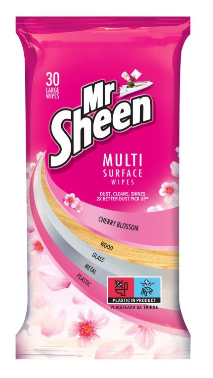 (image for) MR SHEEN M/SUR WIPES CHERRY/B