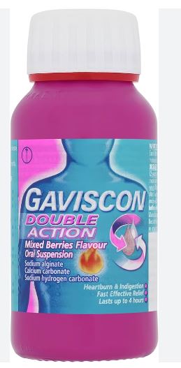 (image for) GAVISCON LIQUID DOUBLE/A BERRY - 150ML