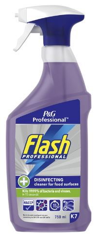 (image for) FLASH PROF SPRAY DIS INF FOOD - 750ML