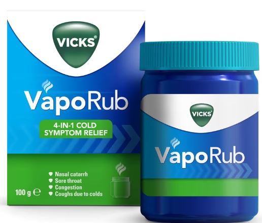 (image for) VICKS VAPORUB 4-IN-1 COLD RELF - 100G