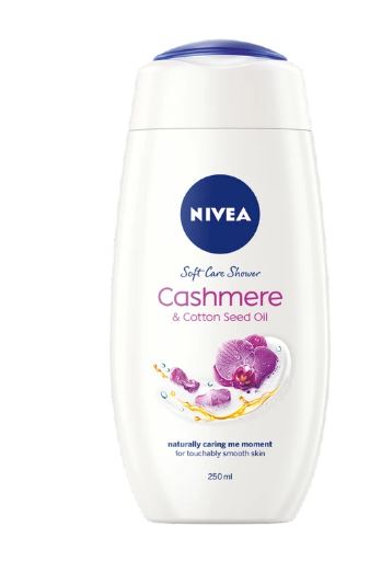 (image for) NIVEA S/GEL CASHMERE&COTTON - 250ML