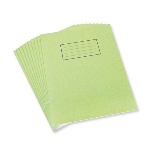 (image for) SILV EXERCISE BOOK GREEN 80PAG - 9X7\"