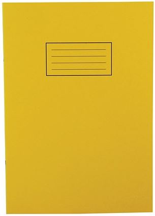 (image for) SILV EXERCISE BOOK YELLO 80PAG - A4