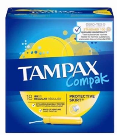 (image for) TAMPAX COMPAK REGULAR - 18S