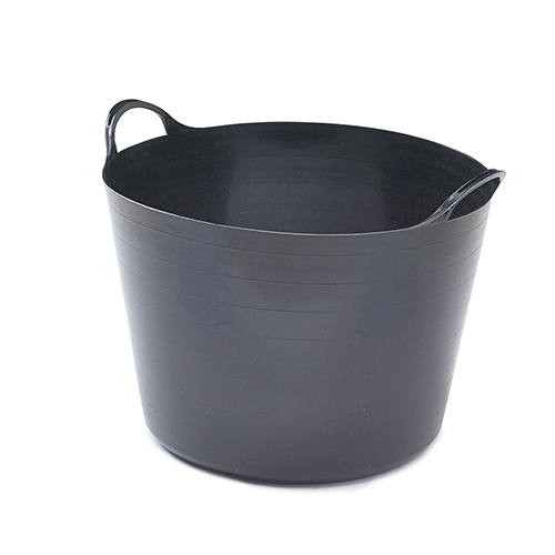 (image for) WHITEFURZE FLEXI TUB BLACK - 39L