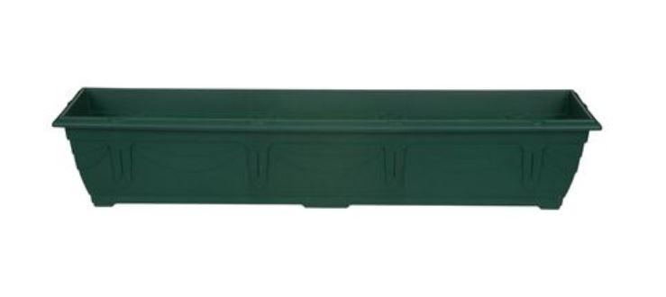 (image for) WINDOW PLANT POT VENETIAN GREEN - 90CM