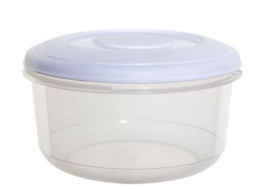 (image for) ROUND FOOD CONTA+LID WHITE