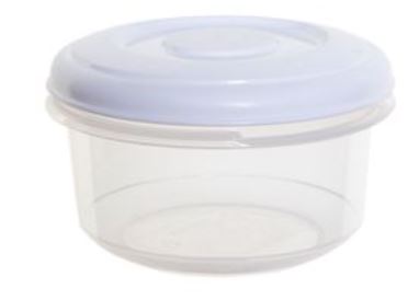 (image for) ROUND FOOD CONTA+LID WHITE