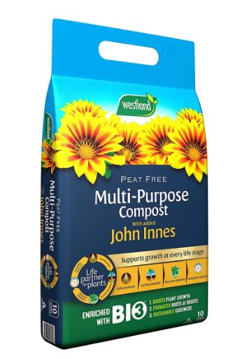 (image for) COMPOST M/PUR+JOHN/I PEAT FREE - 10L