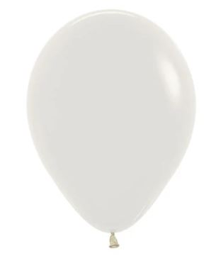 (image for) ST BALLOON PASTEL D/CREAM 100S - 5\"