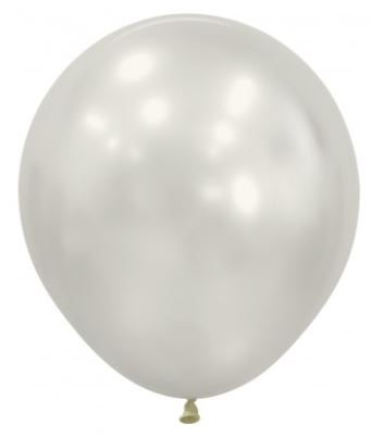 (image for) ST BALLOON SILK OYSTERWHIT 50S - 5\"