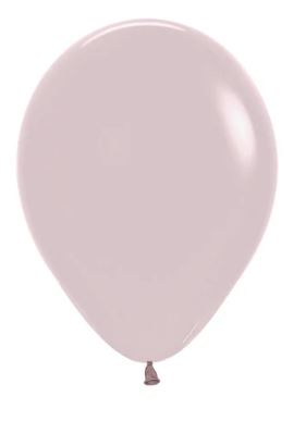 (image for) ST BALLOON PASTEL D/ROSE 100S - 5\"